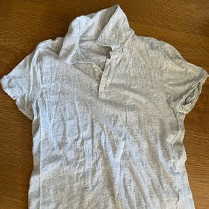 Vineyard Vines XS gray causal polo